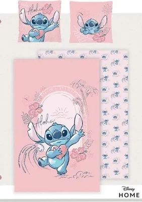 Obrázek produktu pro Povlak na peřinu Stitch 240 x 220 cm - bavlna (růžová)