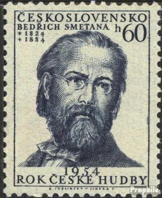 Produktbild von Briefmarken Tschechoslowakei 1954 Mi 866 postfrisch Musik