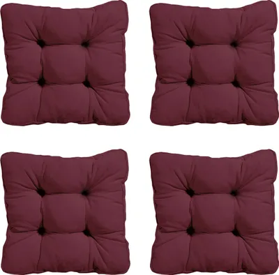 Produktbild von Madison - Sitzkissen Florance Panama bordeaux - Ca. 47x47 cm - 4er-Set