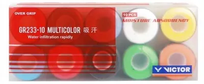 Imagen del producto de VICTOR Overgrip GR233-10, varios colores, paquete de 10 unidades