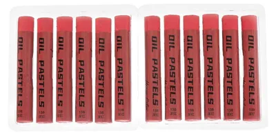 Obrázok produktu pre Pastelové fixy, jemné, 12 kusov, červené, umelecké potreby, maľovanie, kreslenie, pre začiatočníkov, pre umelcov