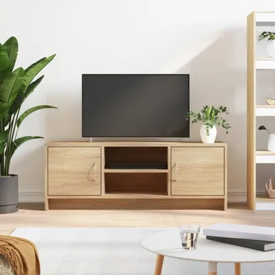 Produktbild von Szafka pod TV dąb sonoma 102x30x37,5 cm materiał drewnopochodny