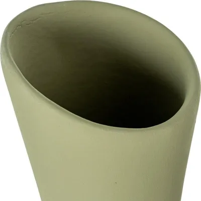 Keramik-Bodenvase, Grün, 80 x 23 x 23 cm