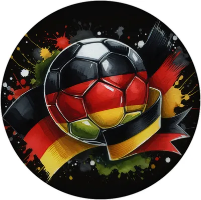 Produktbild von Fußball Deutschland Flagge Magnet mit Flaschenöffner rund