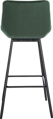 Produktbild von Barhocker HLO-CP336 Samt dunkelgrün