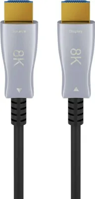 Produktbild von Goobay 49884, 20 m, HDMI Typ A (Standard), HDMI Typ A (Standard), 3D, 48 Gbit/s, Schwarz