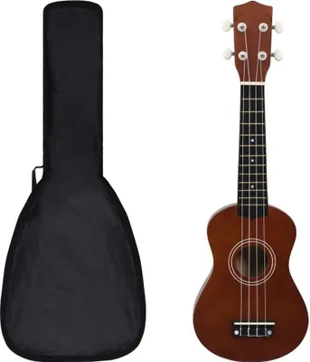 Obrázok produktu pre Sopránové ukulele s taškou pre deti, prírodné 21"