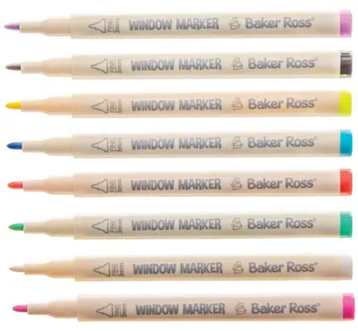 Glasstifte mit feiner Spitze, 8 Farben, für Kinder