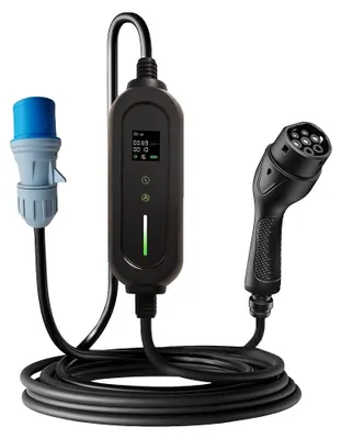 Produktbild von EV-Ladegerät, Schnellladung, Tragbares Design, T0 7KW 3.5M, Typ2-a