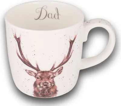 Produktbild von Wrendale Designs Porzellan-Becher Papa Hirsch
