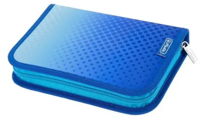 Obrázok produktu pre Herlitz 400205911, Mäkké puzdro na perá, Modrá, Jednofarebné, Vnútorný, Chlapec / dievča, Zips
