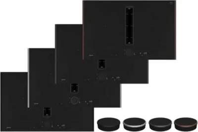 Produktbild von Neff V68YYX4C0, Schwarz, Integriert, 83 cm, Zonen-Induktionskochfeld, Glaskeramik, 4 Zone(n)