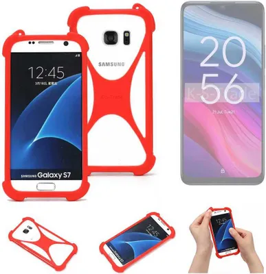 Produktbild von K-S-Trade Handy-Hülle kompatibel mit TCL 505 Schutz-Hülle Bumper Silikon Schutz Hülle Cover Case Silikoncase Silikonbumper TPU Softcase Smartphone,