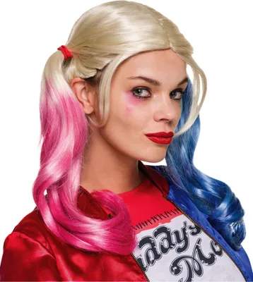 Produktbild von Lizenzierte Harley Quinn Perücke