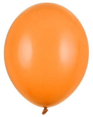 Produktbild von Strong Balloons 27cm, Pastel Mand. Orange (1 Packung / 50 Stück)