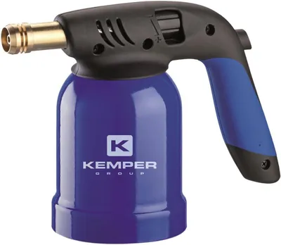 Zdjęcie produktu dla Palnik lutowniczy Kemper 770 Tornado Metal z zapłonem piezoelektrycznym – palnik o wysokiej wydajności 1900°C | Obudowa w całości wykonana z metalu | Profesjonalna jakość