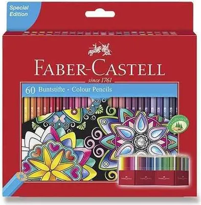 Produktbild von Pastelky Zámok 60 farieb FABER CASTELL