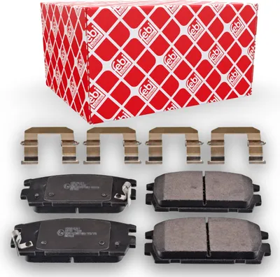 Produktbild von Febi Bremsbeläge Satz Hinten Bremsklötze für HYUNDAI TERRACAN (HP) 170855