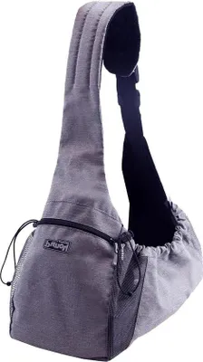 Image de Siège pour chien avec sangle réglable, gris, taille unique