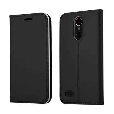 Immagine prodotto di Cadorabo custodia per cellulare per LG K10 2017 custodia protettiva in nero Cover Etui Book Case Booklet