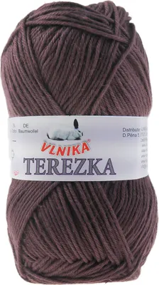 Strickgarn TEREZKA 100% Baumwolle, rehbraun
