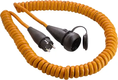 Produktbild von as-Schwabe 70413 Stromkabel Orange 5 m Netzstecker Typ F (70413)