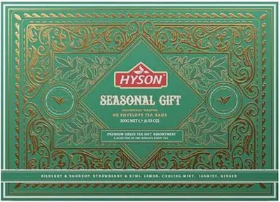 Image de HYSON Seasonal Gift Green Tea Collection 112g (60 sachets, collection de thé)