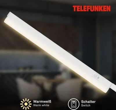 Produktbild von LED Unterbauleuchte 4,4 W weiß Kunststoff Telefunken