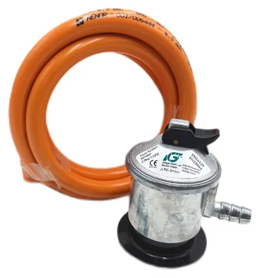Zdjęcie produktu dla Zestaw reduktora S&M 1,5 m reduktor gazu butanowego Ø 9 mm camping