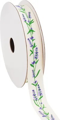 Produktbild von Baumwollband "Lavendel", B 15 mm, Rolle à 3 m