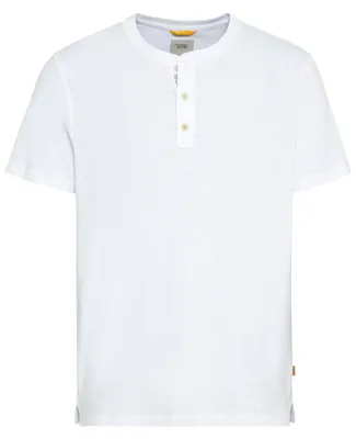Produktbild von camel active Herren Henley T-Shirt aus Baumwolle Weiß, Menswear-S