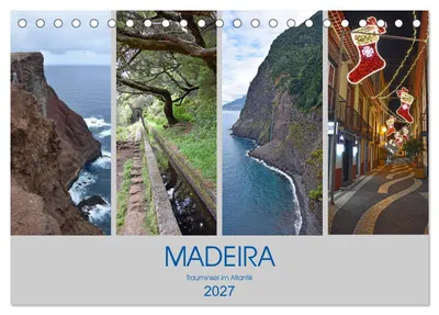 Produktbild von MADEIRA, Trauminsel im Atlantik (Tischkalender 2027 DIN A5 quer), CALVENDO Monatskalender