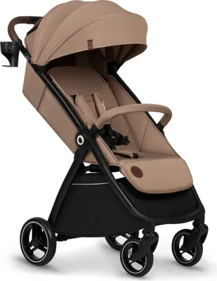 Produktbild von Lionelo Kinder-Buggy Ingrid bis 22 kg von 6 Monaten bis 4 Jahren Große 360° schwenkbare Räder - Beige Sand