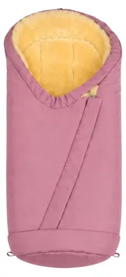 Produktbild von Lammfell - KINDERWAGEN FUßSACK - Farbe: Rosa