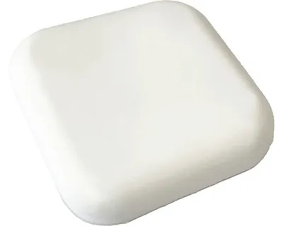 Obrázek produktu pro Dveřní zarážka 45x45mm, bílá, 2 ks