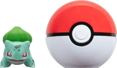 Produktbild von Jazwares Pokémon Clip´n´go Pokébälle Bisasam 1 Und Pokéball    One Size