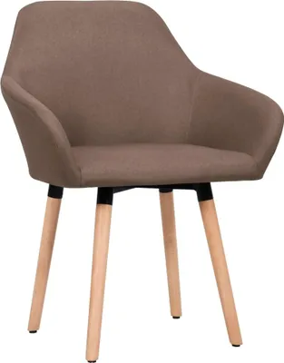 Produktbild von vidaXL Esszimmerstühle 2 Stk. Braun Stoff