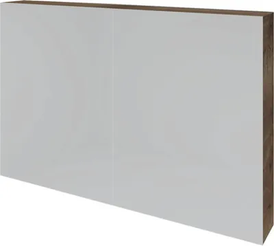 Produktbild von Spiegelschrank Sanox K-Line 100 x 13 x 70 cm tabacco 2-türig