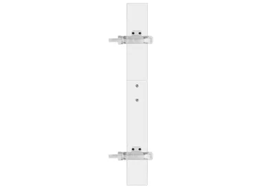 Produktbild von reer StairFlex 46906 zur Befestigung von Treppengittern an Sprossen-Geländern, grau
