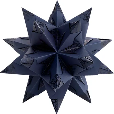 Produktbild von folia 214X1515 Bascetta Stern Bascetta Stern Elegance, 14,5x14,5cm, indian dream blau, 32-teilig (1 Set)