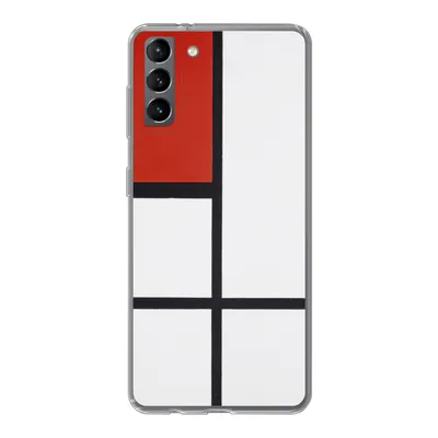 Produktbild von MuchoWow® Handyhülle Schutzhülle Hülle für Samsung Galaxy S21 Plus Komposition - Piet Mondrian Silikon Softcase Handy Hülle - Handy-Tasche