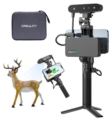 3D-Scanner 0,1 mm Genauigkeit, WiFi 6, 24-Bit-Farben, bis 30.000 Lux
