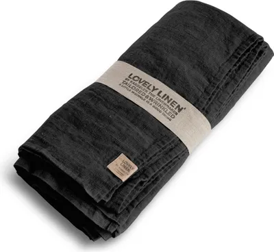 Produktbild von Lovely Linen Lovely Tischdecke Leinen dark grey 100 x 100 cm