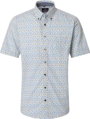 Produktbild von CASAMODA - Freizeithemd Kurzarm (12613117), Größe:6XL, Farbe:Gelb (500)