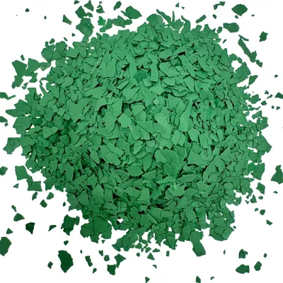 Produktbild von Farbchips für Epoxidharz Bodenbeschichtung Bodenfarbe Colorchips W750 Grün - 500g
