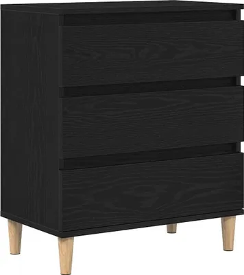 Produktbild von Möbel Sideboard - elegante Design - Mehrzweckschrank - Schwarz Eichen-Optik 60 x 35 x 70 cm Holzwerkstoff - Kommoden CLORIS1656026