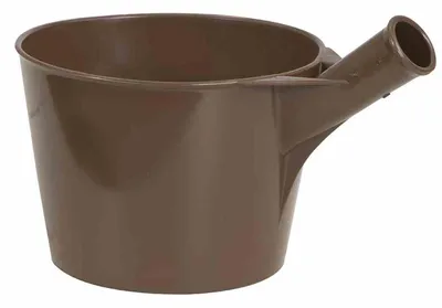 Image de KERBL Jaucheschöpfer braun aus Kunststoff, mit Tülle, Fassungsvermögen 4,4 l