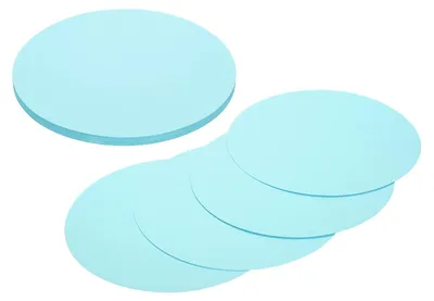 Produktbild von Runde Kartonblätter - 24 Stück - Bastelbedarf und DIY Projekte - Hellblau - Ø 15 cm