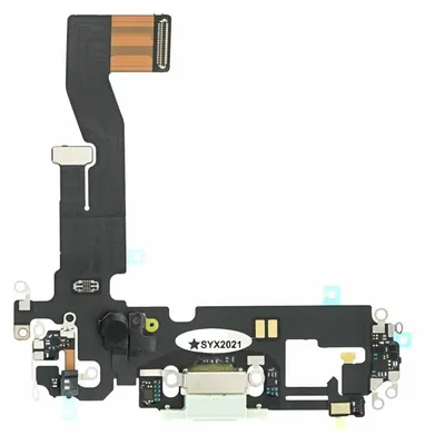 Produktbild von Ladebuchse Mikrofon USB Dock Connector Grün für iPhone 12 / iPhone 12 Pro & Werkzeug