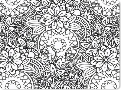Produktbild von MuchoWow® Mauspad Mousepad Mandala - Zentangle - Muster 40x30 cm - Mousepads - Maus Mat - Pad - Mausunterlage - Anti Rutsch